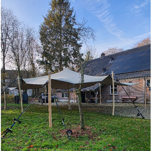 Complete Stretchtent set van 10 × 10,5 meter Complete Stretchtent set van 10 × 10,5 meter